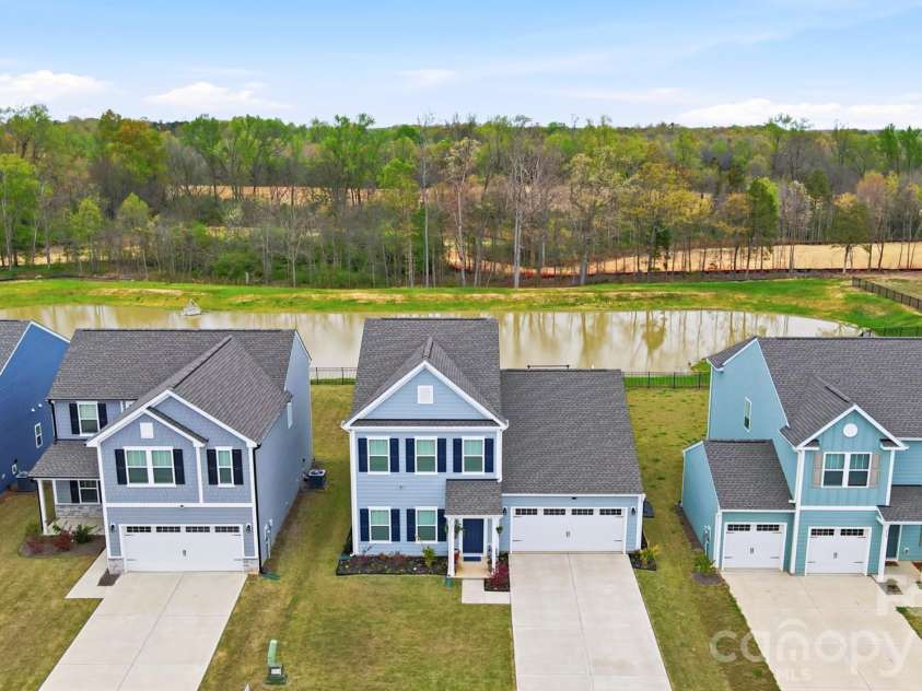 275 Redondo Drive, Wingate, NC 28174.  MLS# CAR4358477, YatesRealty ID 23217. Backyard Water Views
