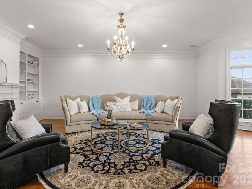 17429 Staysail Court, Cornelius, NC 28031.  MLS# CAR4337983, YatesRealty ID 2322. Living room on main level