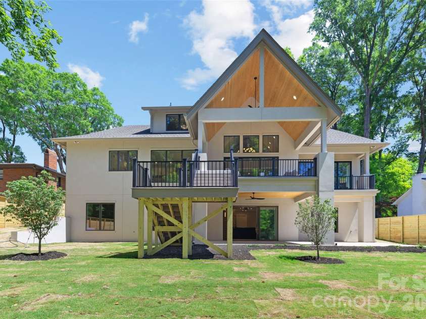 3526 Craig Avenue, Charlotte, NC 28211.  MLS# CAR4378596, YatesRealty ID 23226. Back Exterior