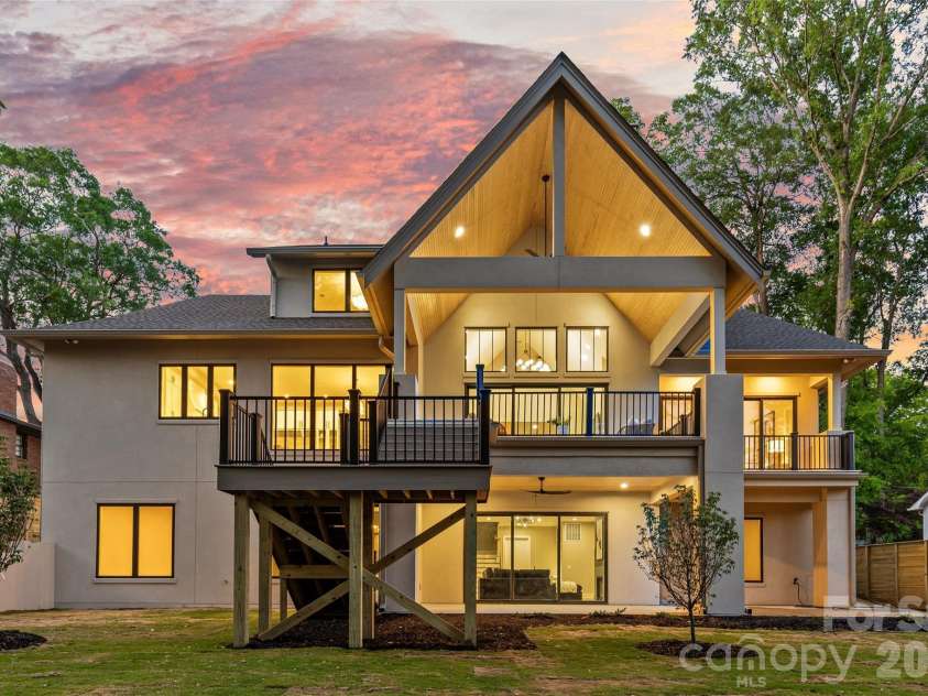 3526 Craig Avenue, Charlotte, NC 28211.  MLS# CAR4378596, YatesRealty ID 23226. Back Exterior