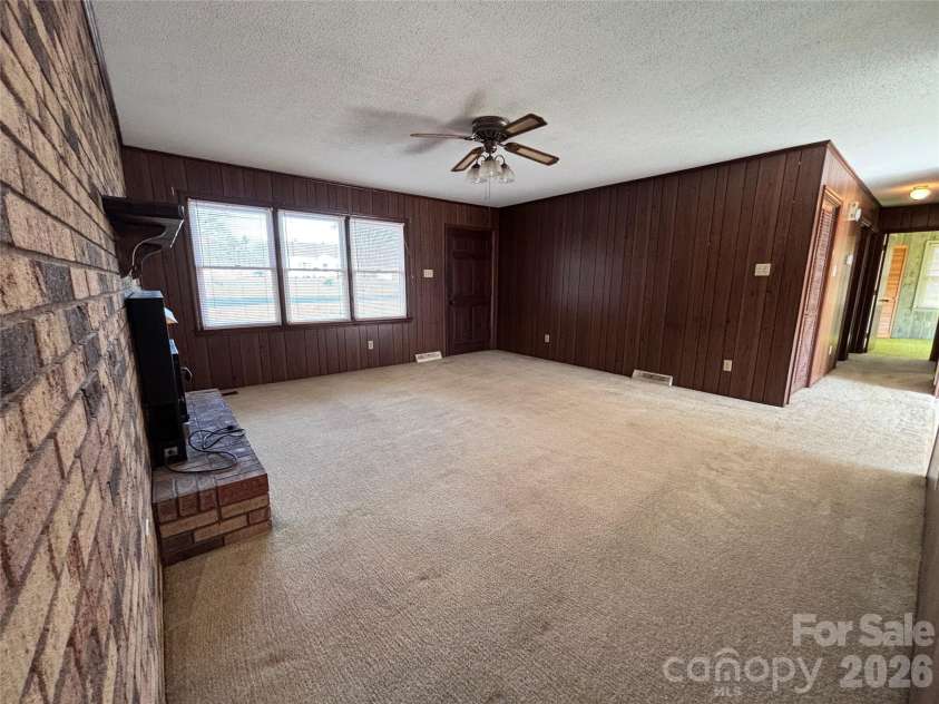 14740 Hatley Burris Road, Stanfield, NC 28163.  MLS# CAR4325104, YatesRealty ID 2323. Living Room