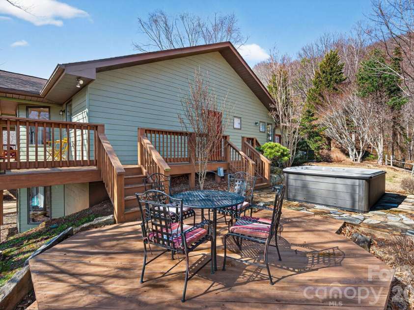 99 Margaret Drive, Leicester, NC 28748.  MLS# CAR4344574, YatesRealty ID 2323. Deck