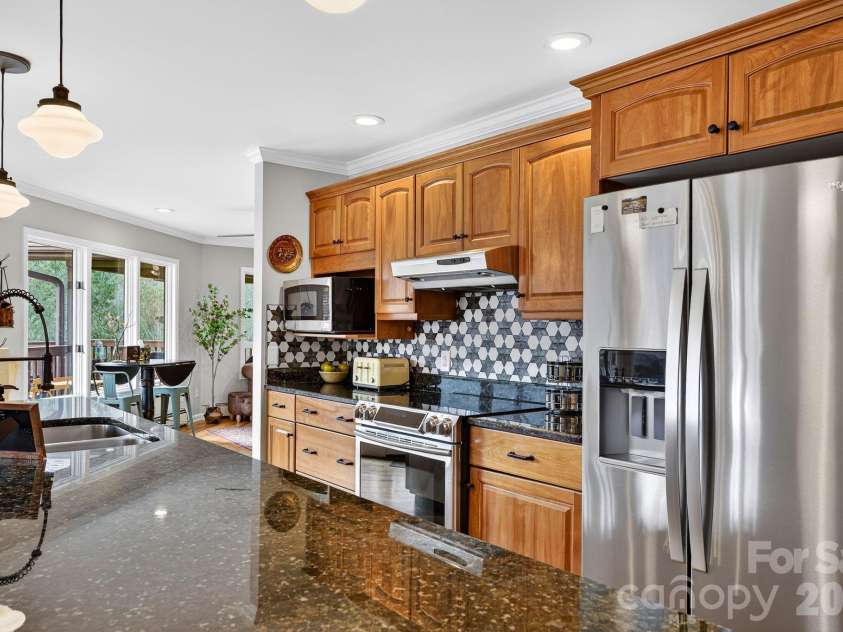 99 Margaret Drive, Leicester, NC 28748.  MLS# CAR4344574, YatesRealty ID 2323. Kitchen