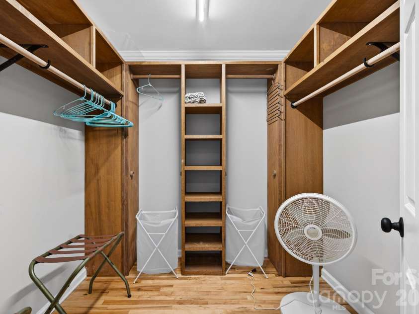 99 Margaret Drive, Leicester, NC 28748.  MLS# CAR4344574, YatesRealty ID 2323. Primary Closet