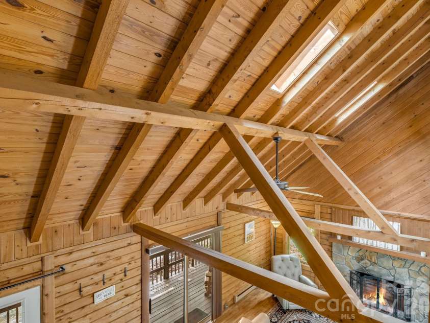 17 Greer Way, Mars Hill, NC 28754.  MLS# CAR4370316, YatesRealty ID 23237. Classic Alpine character