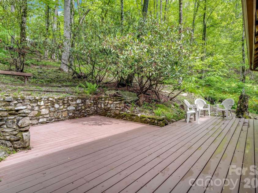 17 Greer Way, Mars Hill, NC 28754.  MLS# CAR4370316, YatesRealty ID 23237. Private back patio