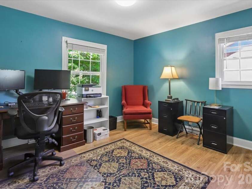 13507 Four Oaks Lane, Matthews, NC 28105.  MLS# CAR4383219, YatesRealty ID 23254. Bedroom #2/home office