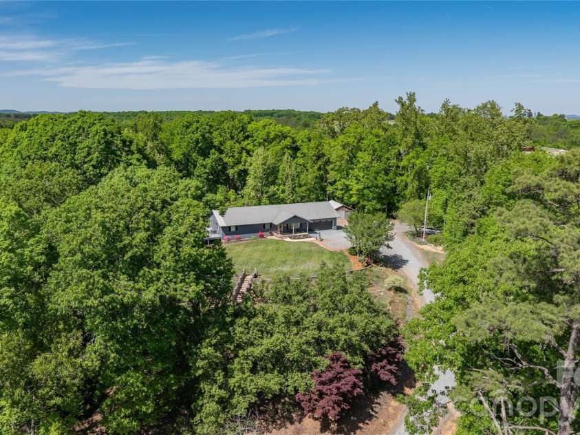 7362 Volunteer Rescue Road, Denton, NC 27239.  MLS# CAR4370916, YatesRealty ID 23257. Aerial