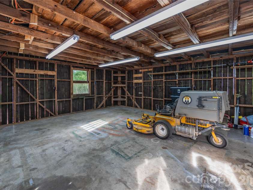 7362 Volunteer Rescue Road, Denton, NC 27239.  MLS# CAR4370916, YatesRealty ID 23257. Inside of workshop