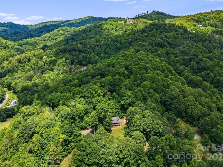 110 Red Wolf Lane, Mars Hill, NC 28754.  MLS# CAR4239848, YatesRealty ID 2326. Distant mountain views around house