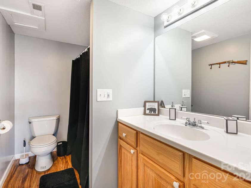 110 Red Wolf Lane, Mars Hill, NC 28754.  MLS# CAR4239848, YatesRealty ID 2326. Downstairs full bathroom