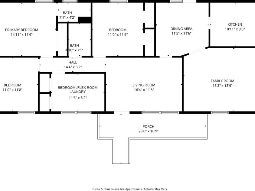 204 Harrelson Road, Cherryville, NC 28021.  MLS# CAR4373774, YatesRealty ID 23260. Floor Plan