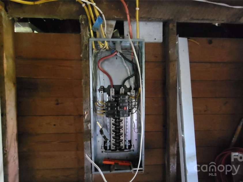 160 Cleveland Road, Tryon, NC 28782.  MLS# CAR4274322, YatesRealty ID 23261. Electrical Panel not yet connected to power