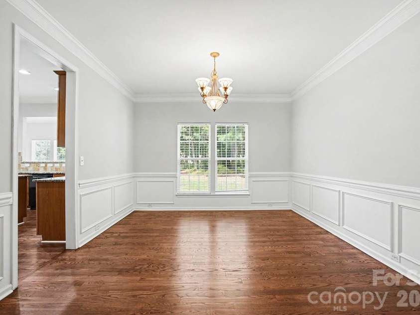 3208 Bur Oak Drive, Gastonia, NC 28056.  MLS# CAR4380752, YatesRealty ID 23261. Dining Room