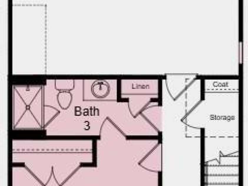 3920 Clemson Alley, Indian Land, SC 29707.  MLS# CAR4380657, YatesRealty ID 23273. Lower Level Floor Plan - Additional Highlights Include: Ledge at primary shower, quick tread and painted risers at 1st to 2nd floor, blinds, and white cabinets