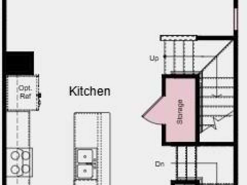 3920 Clemson Alley, Indian Land, SC 29707.  MLS# CAR4380657, YatesRealty ID 23273. Main Level Floor Plan - Additional Highlights Include: Ledge at primary shower, quick tread and painted risers at 1st to 2nd floor, blinds, and white cabinets