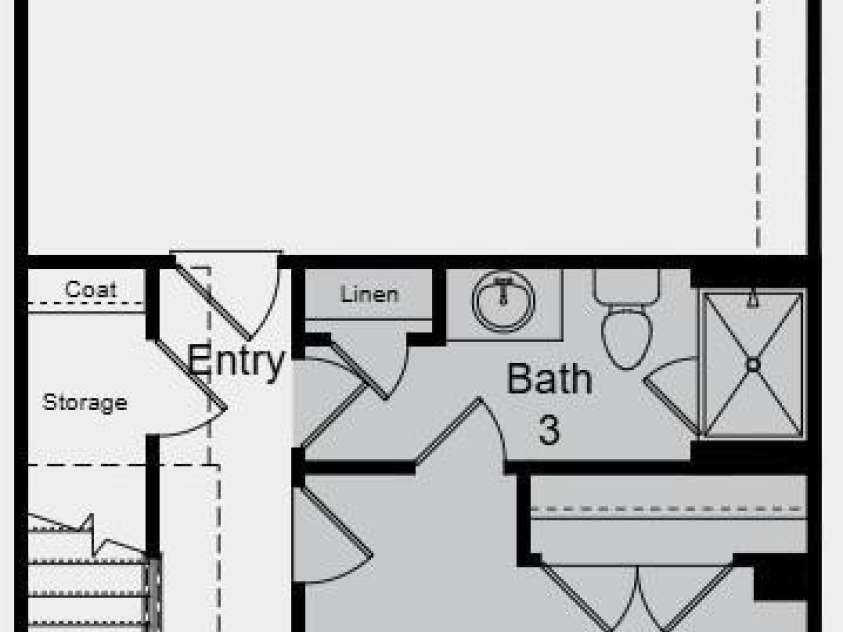 3916 Clemson Alley, Indian Land, SC 29707.  MLS# CAR4380753, YatesRealty ID 23274. Additional Highlights Include: blinds, white cabinets, and shower ledge at primary bath.