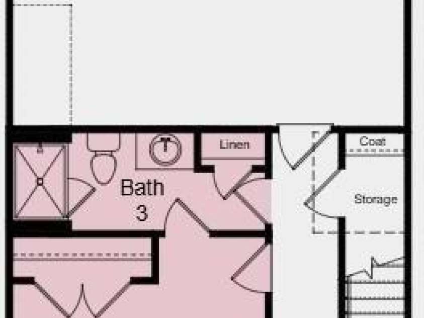 1832 Alexander Village Main Drive, Charlotte, NC 28262.  MLS# CAR4380925, YatesRealty ID 23278. Lower Level Floor Plan - Additional Highlights Include: Ledge at primary shower, storage on 2nd floor, upgraded cabinet hardware, single bowl sink at kitchen, trash rollout, quick tread wood stairs from 1