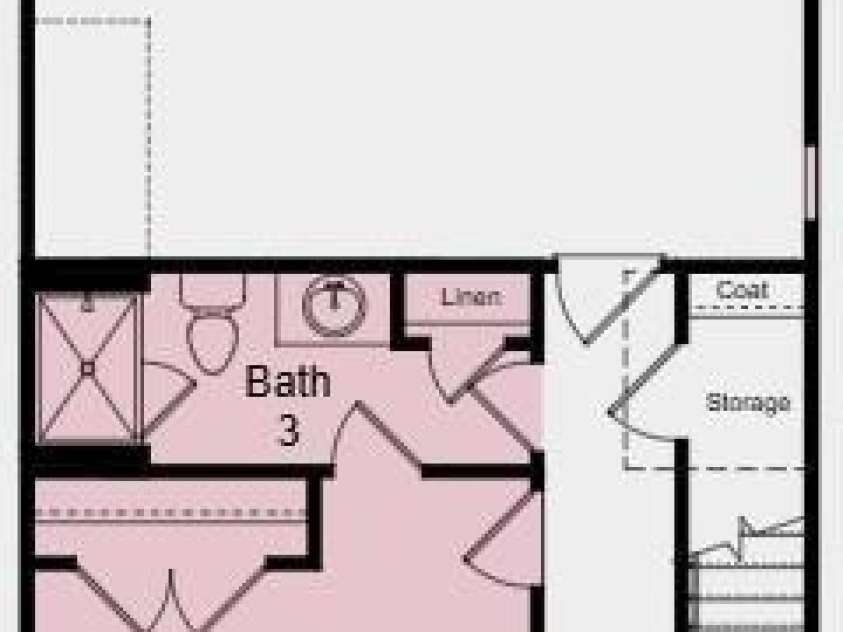 1820 Alexander Village Main Drive, Charlotte, NC 28262.  MLS# CAR4381381, YatesRealty ID 23284. Lower Level Floor Plan - Additional Highlights Include: Storage at 2nd floor, ledge at primary bath, upgrade cabinet hardware, pendant lights over kitchen island, quick tread at stairs, and open railing a