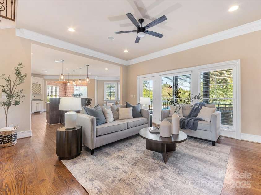 2820 Smith Field Drive, Monroe, NC 28110.  MLS# CAR4303716, YatesRealty ID 2329. Family Room 