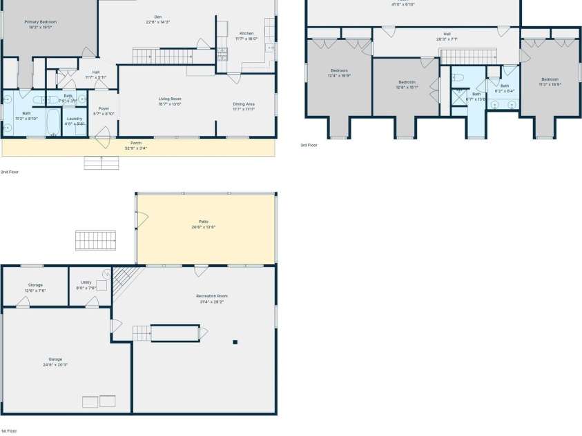604 Whittington Place, Statesville, NC 28677.  MLS# CAR4362942, YatesRealty ID 23302. Floor Plan