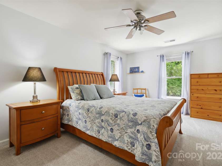 8217 Lansford Road, Charlotte, NC 28277.  MLS# CAR4294390, YatesRealty ID 23321. Bedroom 2 w/furniture