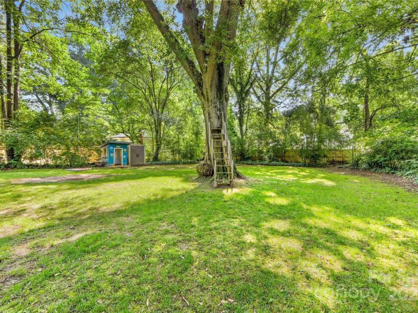 2034 Lanier Avenue, Charlotte, NC 28205.  MLS# CAR4270722, YatesRealty ID 23326. Spacious back yard