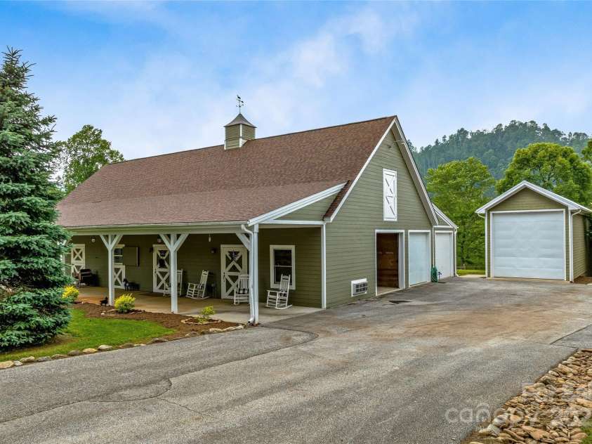 1987 Rabbit Hop Road, Spruce Pine, NC 28777.  MLS# CAR4270357, YatesRealty ID 23328. Barn & RV Garage