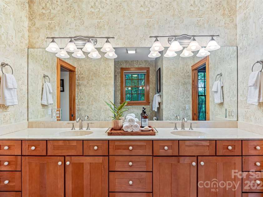 1987 Rabbit Hop Road, Spruce Pine, NC 28777.  MLS# CAR4270357, YatesRealty ID 23328. Guest Bathroom