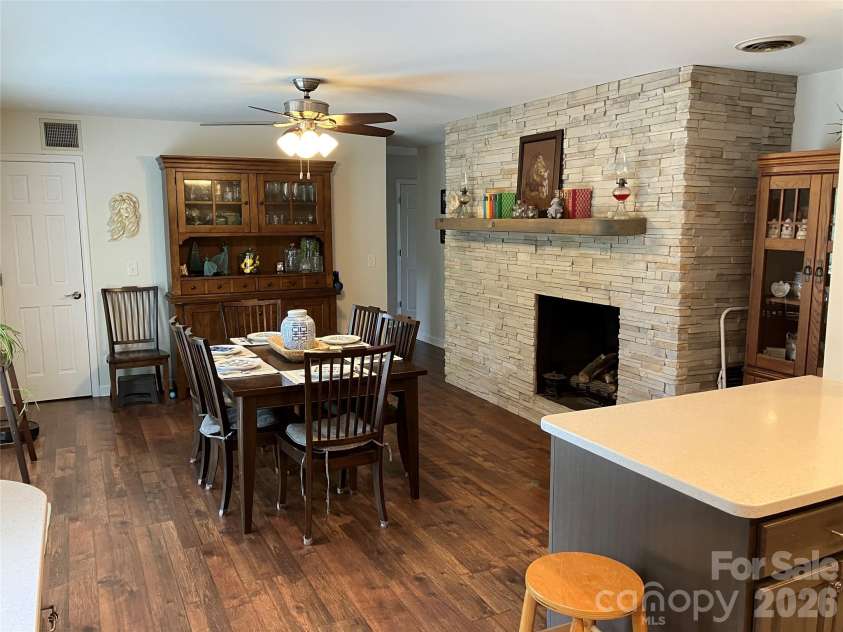 151 Lincoln Road, Forest City, NC 28043.  MLS# CAR4372275, YatesRealty ID 23341. Dining area