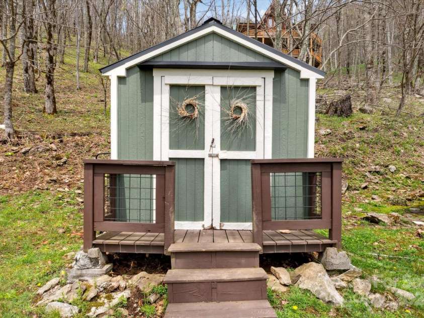 423 Grouse Thicket Road, Mars Hill, NC 28754.  MLS# CAR4220516, YatesRealty ID 23361. Shed