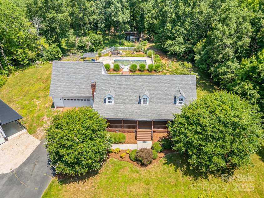 6811 Kluttz Road, Concord, NC 28025.  MLS# CAR4272402, YatesRealty ID 23387. Aerial View