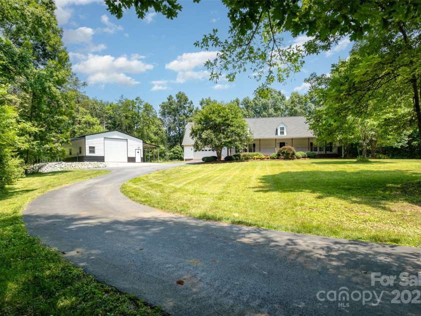 6811 Kluttz Road, Concord, NC 28025.  MLS# CAR4272402, YatesRealty ID 23387. View from Driveway