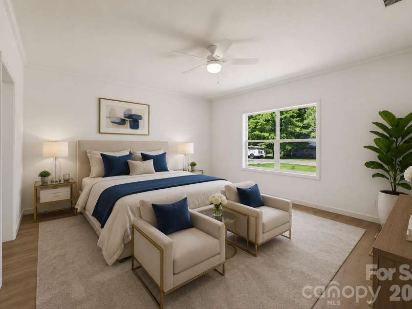 111 Sarah Avenue, Newton, NC 28658.  MLS# CAR4383528, YatesRealty ID 23394. Master bedroom