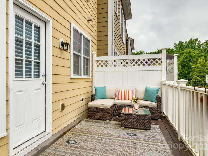 815 Granby Drive, Fort Mill, SC 29708.  MLS# CAR4266029, YatesRealty ID 23394. Rear Porch
