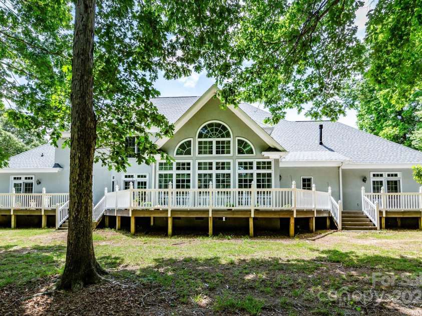 1720 Mills Harris Road, Wingate, NC 28174.  MLS# CAR4254927, YatesRealty ID 23395. Back of House & Deck