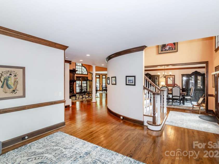 1720 Mills Harris Road, Wingate, NC 28174.  MLS# CAR4254927, YatesRealty ID 23395. Downstairs view from Sitting Room