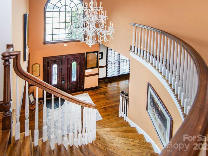 1720 Mills Harris Road, Wingate, NC 28174.  MLS# CAR4254927, YatesRealty ID 23395. Staircase