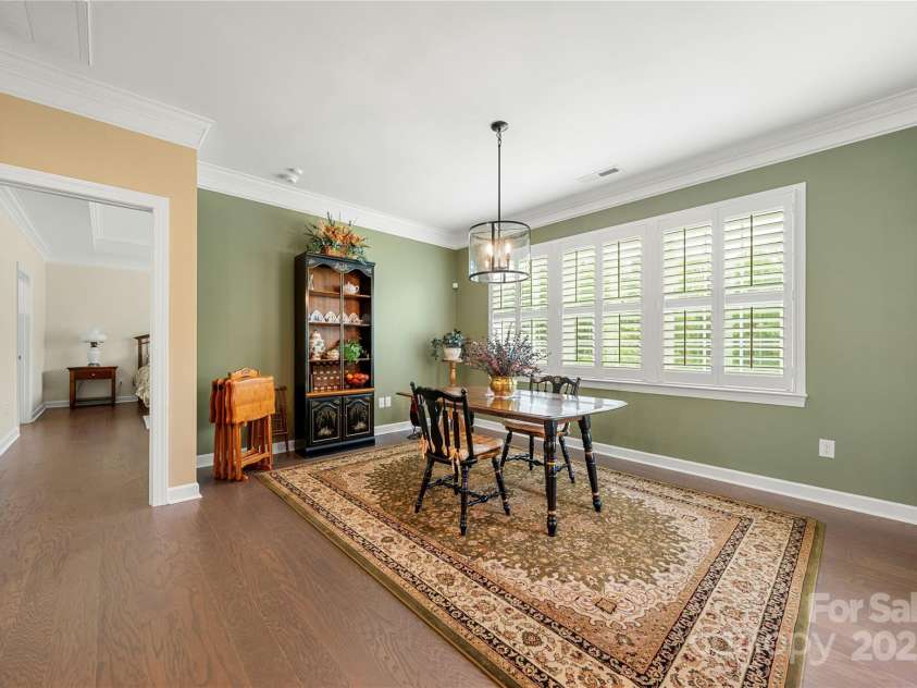 17028 River Race Drive, Huntersville, NC 28078.  MLS# CAR4259977, YatesRealty ID 23397. Eating area overlooking backyard