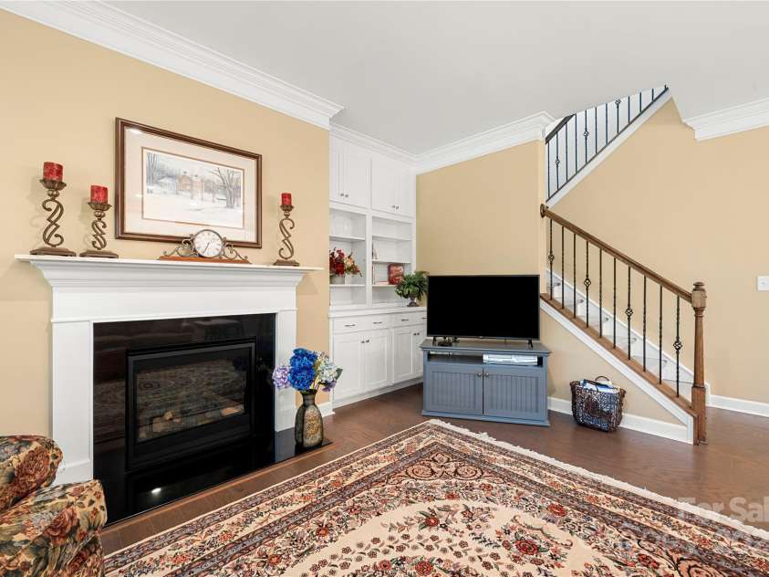 17028 River Race Drive, Huntersville, NC 28078.  MLS# CAR4259977, YatesRealty ID 23397. Gas fireplace for those chilly winter nights