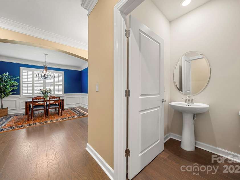 17028 River Race Drive, Huntersville, NC 28078.  MLS# CAR4259977, YatesRealty ID 23397. Half-bath in hallway