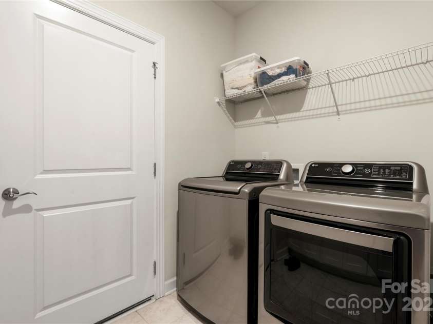 17028 River Race Drive, Huntersville, NC 28078.  MLS# CAR4259977, YatesRealty ID 23397. Laundry room on main level