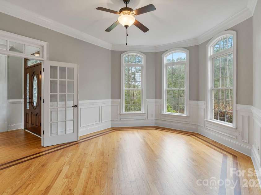 116 Whispering Cove Court, Mooresville, NC 28117.  MLS# CAR4242039, YatesRealty ID 23399. Office with French Doors