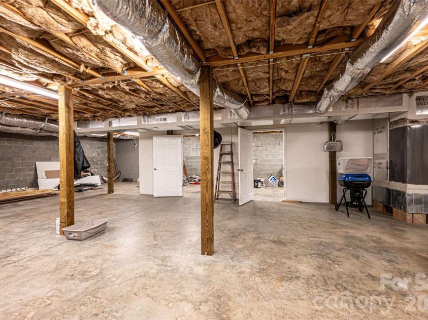 460 Sunset Street, Granite Falls, NC 28630.  MLS# CAR4382818, YatesRealty ID 23399. Basement