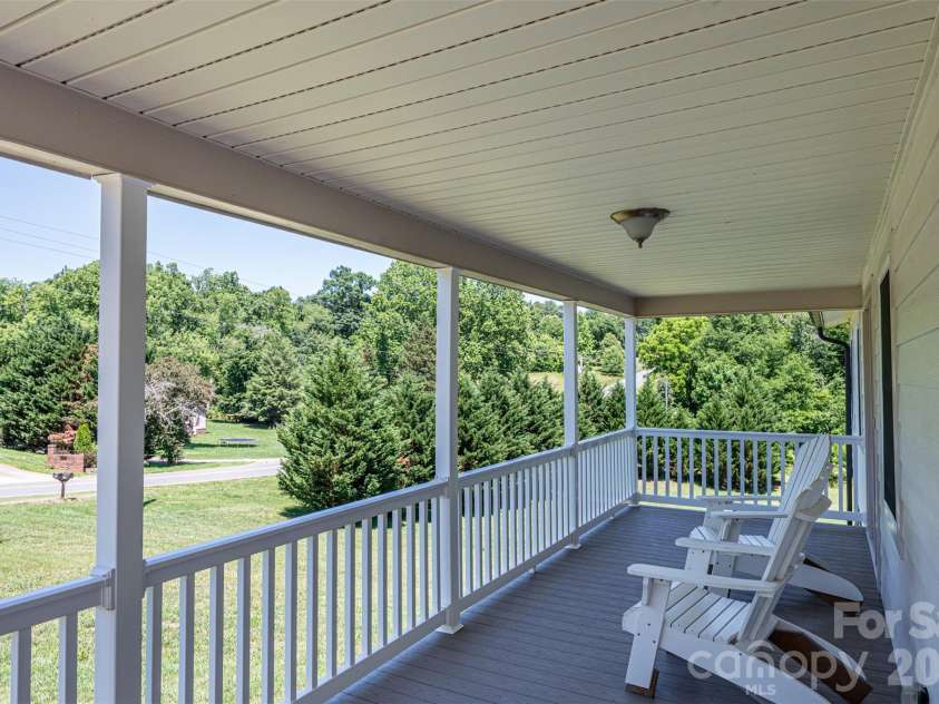 460 Sunset Street, Granite Falls, NC 28630.  MLS# CAR4382818, YatesRealty ID 23399. Front covered porch