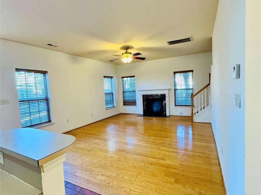 7411 Gate Key Court, Stanley, NC 28164.  MLS# CAR4335011, YatesRealty ID 2340. Family Room from the Kitchen.