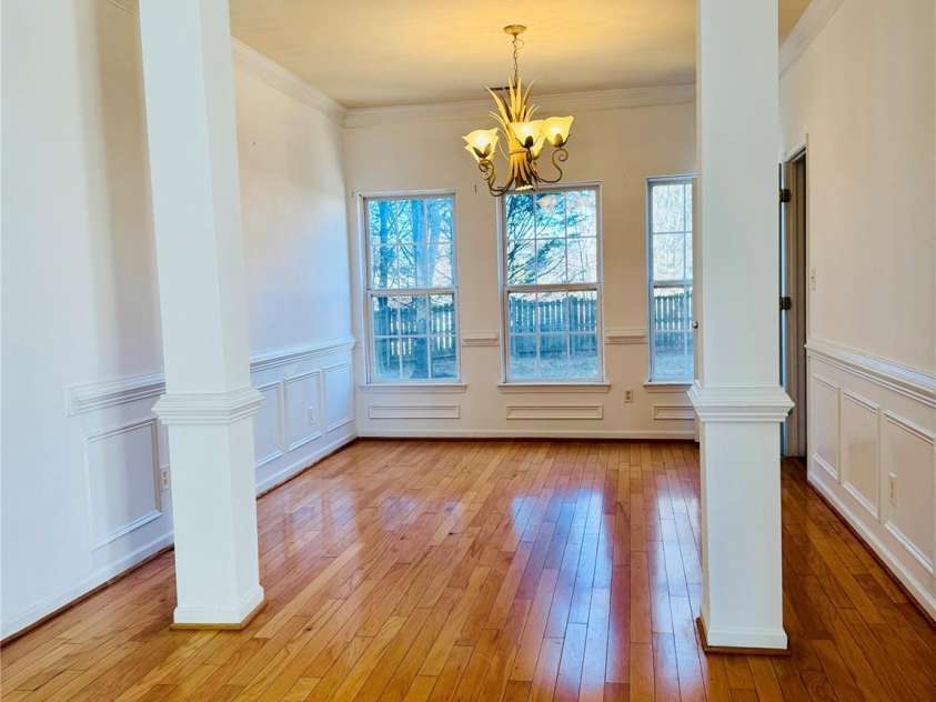 7411 Gate Key Court, Stanley, NC 28164.  MLS# CAR4335011, YatesRealty ID 2340. Full formal Livinng and Dining Room.