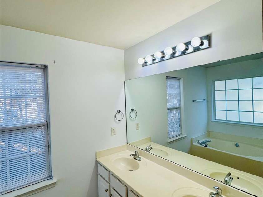 7411 Gate Key Court, Stanley, NC 28164.  MLS# CAR4335011, YatesRealty ID 2340. Master Bathroom Double sink.