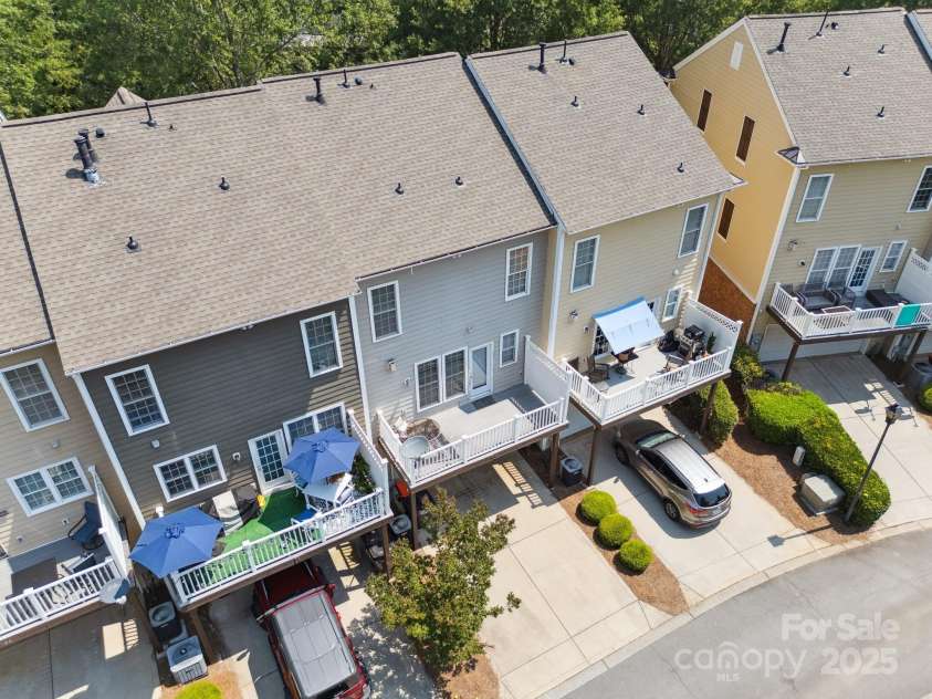 570 Sixth Baxter Crossing, Fort Mill, SC 29708.  MLS# CAR4275580, YatesRealty ID 23403. Aerial rear view