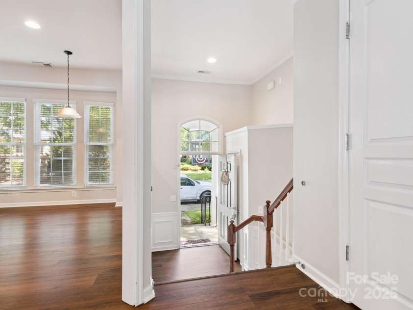 570 Sixth Baxter Crossing, Fort Mill, SC 29708.  MLS# CAR4275580, YatesRealty ID 23403. View into kitchen/dining area/entry